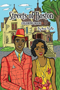 Streets of Boston Coloring Book