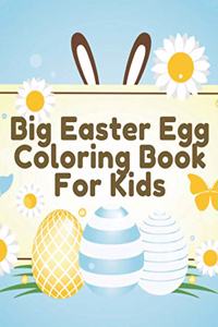 Big Easter Egg Coloring Book For Kids