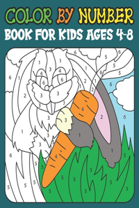 Color By Number book For Kids Ages 4-8