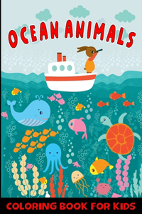 Ocean Animals Coloring Book for kids