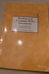 Harcourt School Publishers Trophies: Te: Rdng/Lang Skills Asmnt G3
