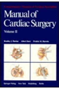 Manual of Cardiac Surgery