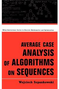 Average Case Analysis of Algorithms on Sequences