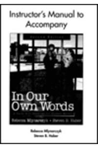 In Our Own Words Instructors Manual