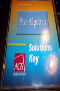 Pre-Algebra Solutions Key for Student Text on CD-ROM (Macintosh and Wi Ndows).
