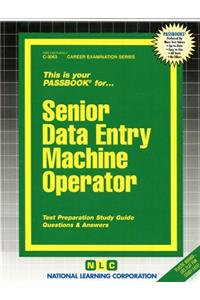 Senior Data Entry Machine Operator