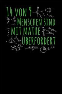 14 von 9 Menschen sind mit Mathe überfordert