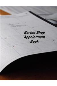 Barber Shop Appointment Book