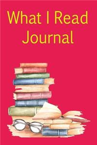 what i read journal
