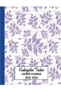 Kindergarten Teacher Lesson Planner 2019-2020