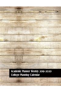 Academic Planner Weekly 2019-2020