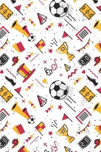 Fussball Muster - Torhüter Stürmer Fans Verein 18
