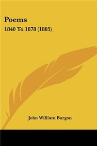 Poems: 1840 To 1878 (1885)