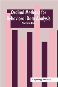 Ordinal Methods for Behavioral Data Analysis