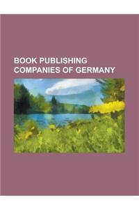 Book Publishing Companies of Germany