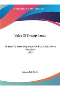 Value of Swamp Lands