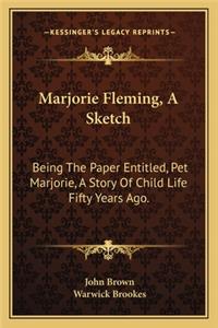Marjorie Fleming, A Sketch