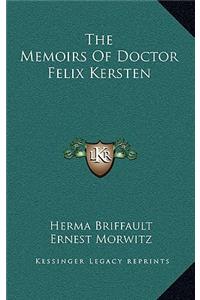 Memoirs Of Doctor Felix Kersten