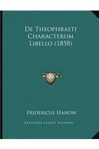 De Theophrasti Characterum Libello (1858)