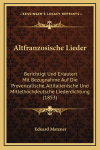 Altfranzosische Lieder