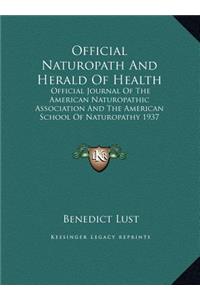 Official Naturopath And Herald Of Health