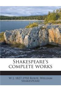 Shakespeare's Complete Works
