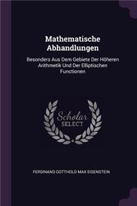 Mathematische Abhandlungen