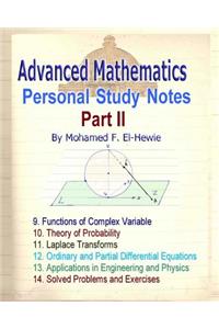 Advanced Mathematics Personal Study Notes- Part II