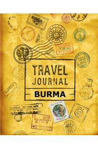 Travel Journal Burma