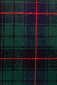 Davidson Green Tartan Plaid Journal