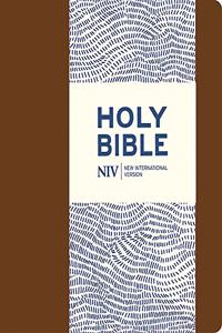 NIV Journalling Brown Imitation Leather Bible with Clasp