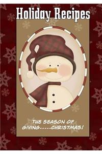 Holiday Recipes