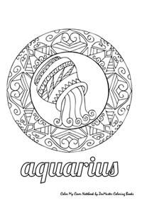Color My Cover Notebook (Aquarius)