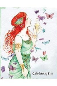 Girls Coloring Book