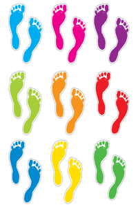 Footprints Cutouts