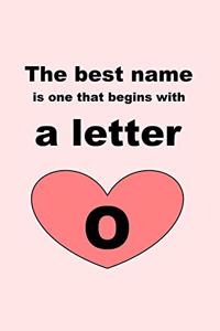 best name is one that begins with a letter O