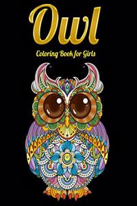 Owl Coloring Book for Girls
