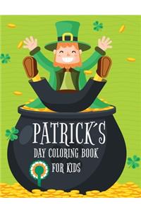 Patrick's Day Coloring Book For Kids