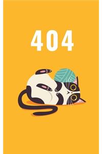 404 Password Book Fun Animal Cat Lovers Edition
