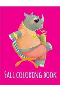 Fall coloring book