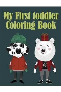 My First Toddler Coloring Book