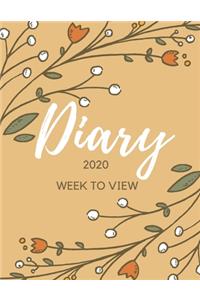 Diary 2020 Week To View
