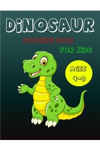 Dinosaur Coloring Book for Kids Ages 4-8