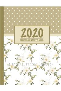 2020 Monthly and Weekly Planner
