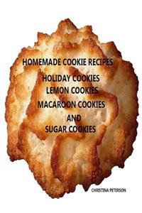 Homemade Cookie Recipes, Holiday, Lemon, Macaroon and Sugar Cookies