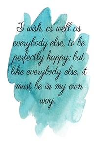 Literary Quote Journal