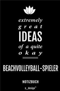 Notizbuch für Beachvolleyball