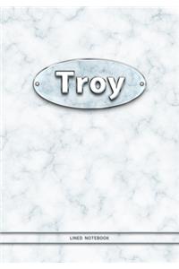 Troy - Lined Notebook