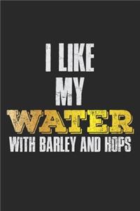 I Like My Water With Barley And Hops