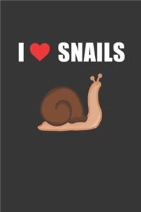 I Heart Snails Notebook